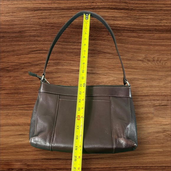 Le‎ Donne Leather Collection Brown Shoulder Bag Classic Everyday Style - Picture 6 of 8